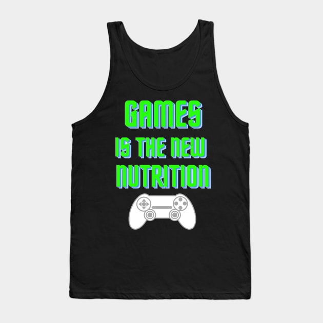 Gamer Nutrition Facts Tank Top by ArtoCrafto